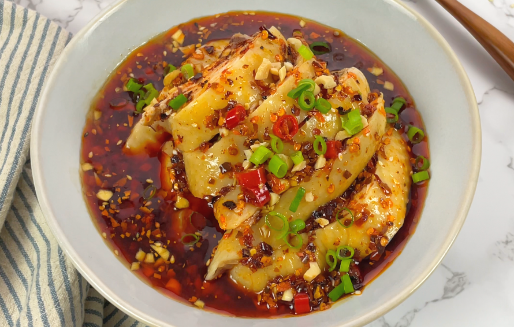 Sichuan Mouth Watering Chicken